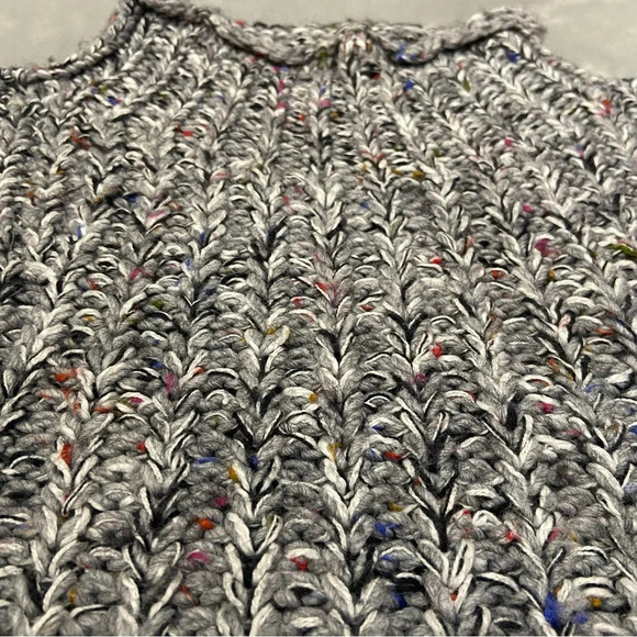 Anthropologie Moth "Joelle" Mock Neck Sleeveless High Low Sweater 27285 - Picture 11 of 11